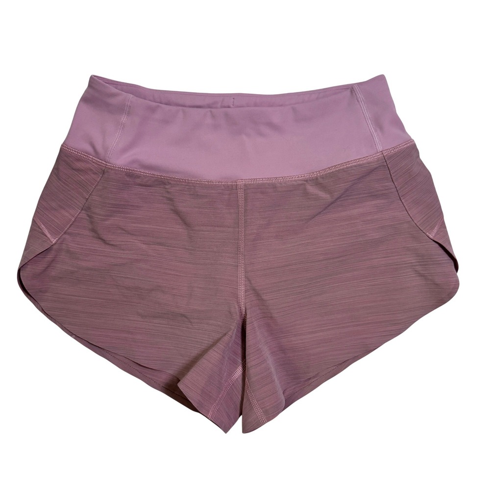 Athleta Run With It Textured 3.5 Short XXS Mauve Pink Athletic Running Shorts